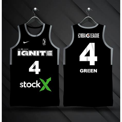 New Design Terno Black and White Solid Color IGNITE NBA GLEAGUE Full Sublimation Basketball ...