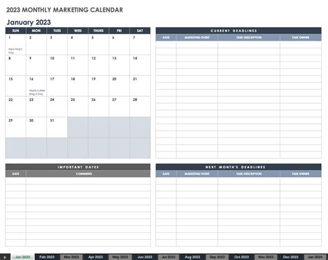 2024 Annual Marketing Calendar Template Excel - Candi Corissa