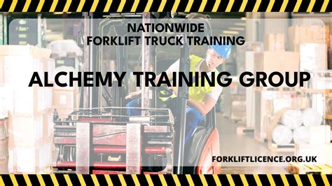 Alchemy Training Group - Forklift Licence