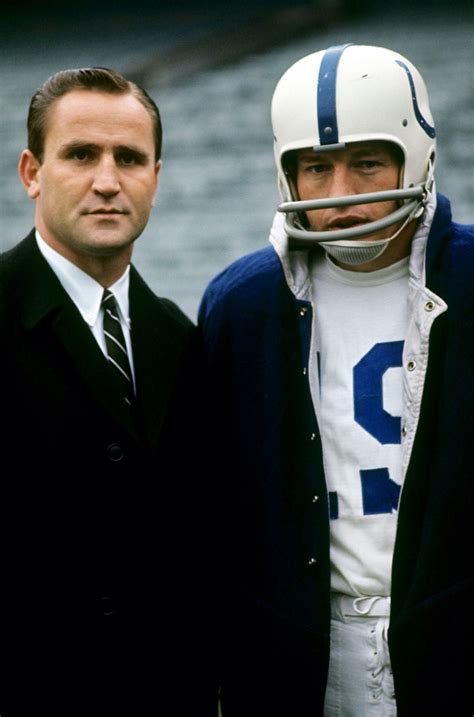 Don Shula & Johnny Unitas | Baltimore colts, Colts football, Johnny unitas