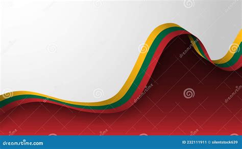 EPS10 Vector Patriotic Background with Lithuania Flag Colors. Stock Vector - Illustration of ...