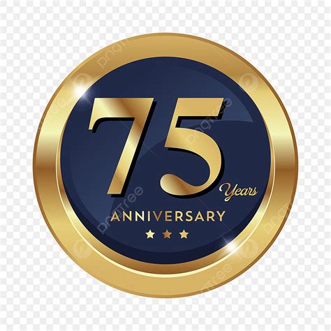 75th Anniversary Logo 75 Years Celebration Vector Ima - vrogue.co