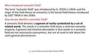 Semantic Field.pptx