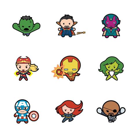 Marvel Kawaii Characters Wallpapers - Wallpaper Cave