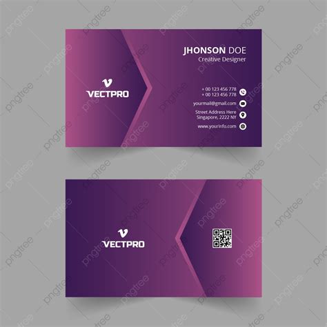 Modern Vector Business Card Template Download on Pngtree