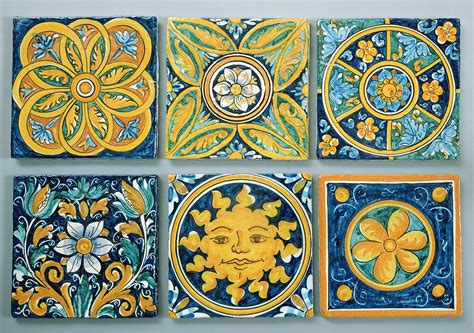 Ceramic Tiles In The Typical Caltagirone Style Ceramic Photograph by ...