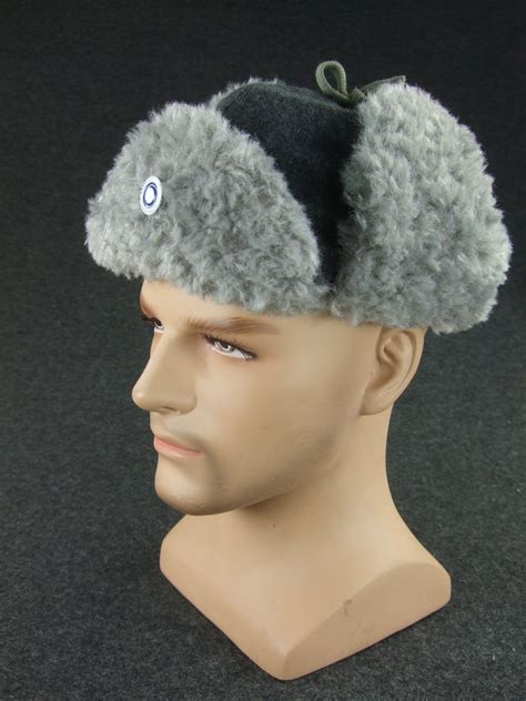 WW2 Finland Finnish M39 Winter Hat Enlisted Cap + Badge| Hikimilitariashop