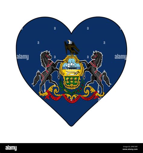 Pennsylvania Heart Shape Flag. Love Pennsylvania. Visit Pennsylvania. Northern America. America ...