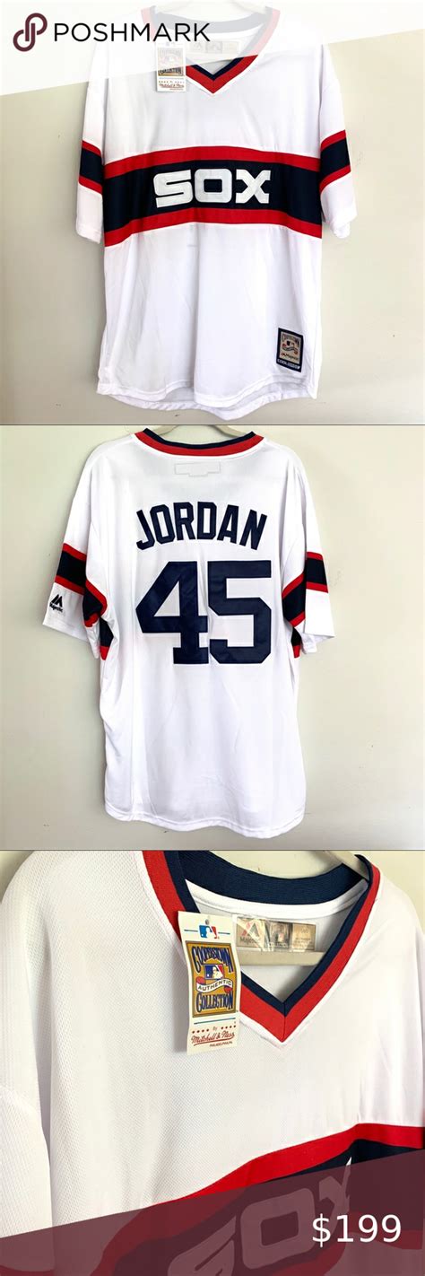 Michael Jordan Baseball Jersey White Sox #45 MLB | Michael jordan baseball jersey, Michael ...