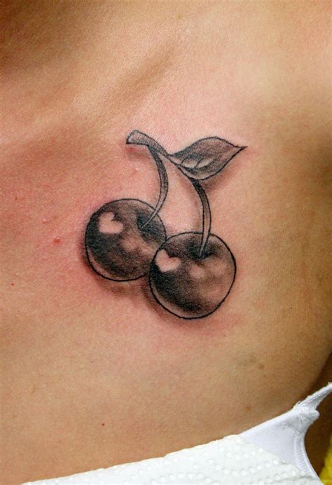 Cherry Heart Tattoo by 2Face-Tattoo on DeviantArt