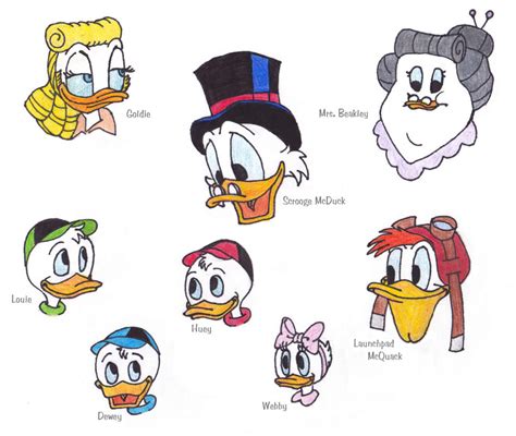 DuckTales Characters by ShimmeringDewdrops on DeviantArt