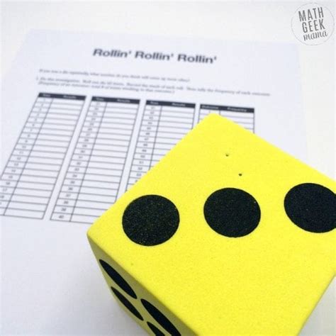 Fun Probability Experiment with Dice {FREE}