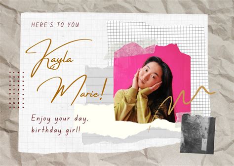 Page 19 - Free, custom printable birthday card templates | Canva