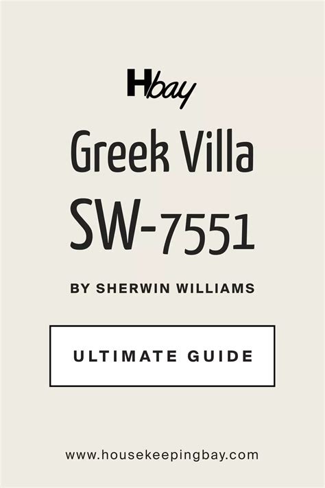 Greek Villa SW 7551 by Sherwin Williams Ultimate Guide in 2024 | Greek villas, Greek villa ...