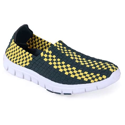 Oregon Ducks Woven Slip-On Unisex Shoes