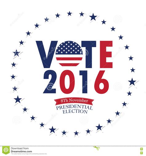 Election Day, Vector Illustration Stock Illustration - Illustration of campaign, badge: 74933166