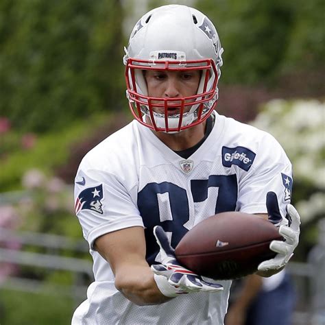 Rob Gronkowski Says He Didn't Consider Holdout for Improved Patriots Contract | News, Scores ...