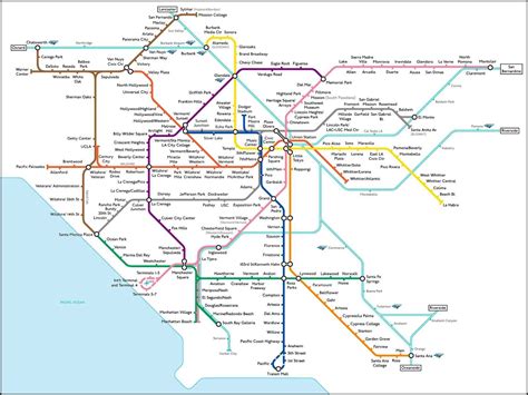 #7. Christina starts to analyze the LA Metro map to figure out if she ...