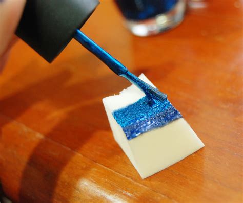 Pen My Blog: DIY Blue Gradient Nail Art Tutorial