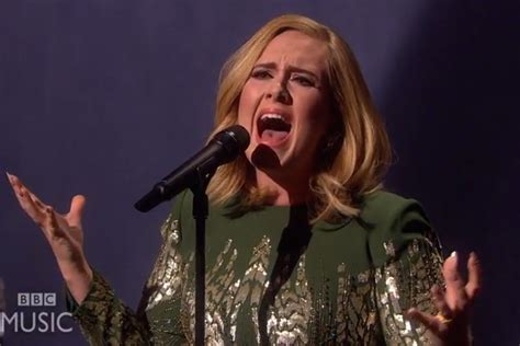 Watch Adele Sing “Hello” Live for the First Time | Vanity Fair