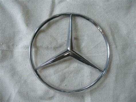 Buy MERCEDES BENZ REAR EMBLEM CHROME MERCEDES BENZ TRUNK EMBLEM OEM ...