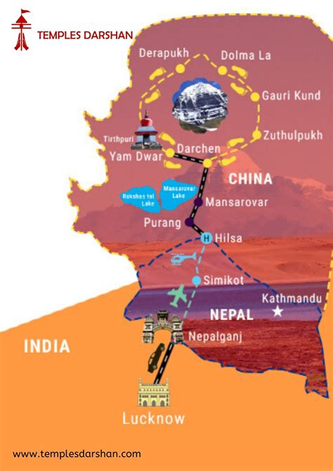 Kailash Kora Map