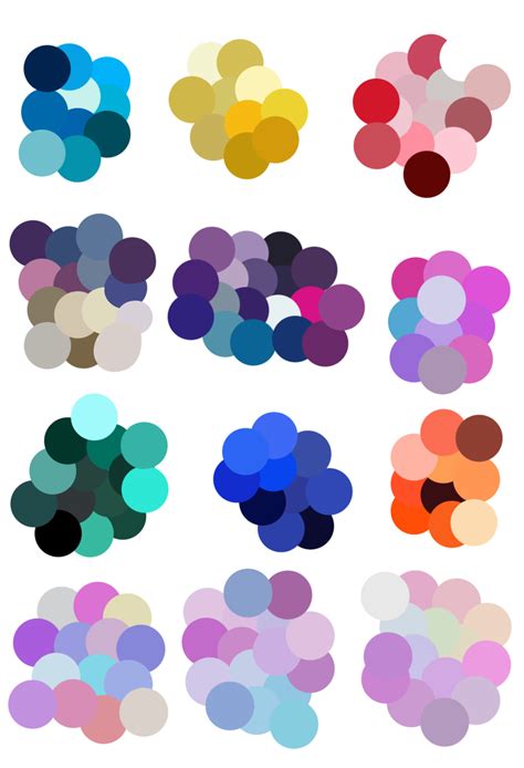 F2U Random Color Palettes #4 by Horror-Star on DeviantArt | Color palette challenge, Palette art ...