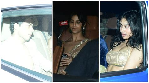 Suhana Khan, Nysa Devgan are 'golden' as they attend Bhumi Pednekar's ...