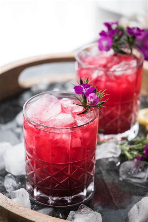 Tropical Hibiscus Bourbon Cocktail