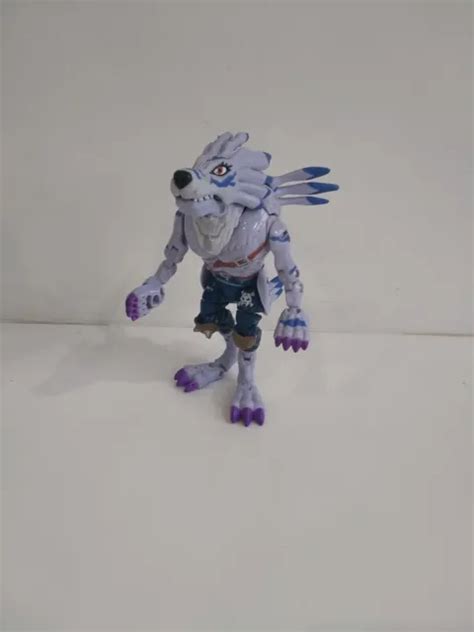 RARE DIGIMON WEREGARURUMON Garurumon Evolution Bandai 1999 toys action Figure £22.00 - PicClick UK