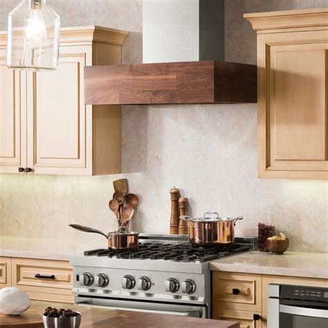 ZLINE Convertible Designer Series Wooden Wall Mount Range Hood in Butc