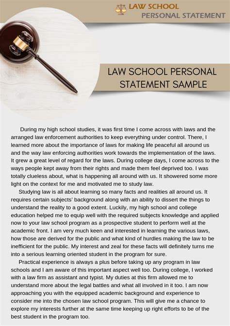 Personal Statement Help Law School – Creating Your Personal Statement