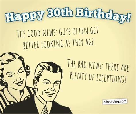 30 Ways to Wish Someone a Happy 30th Birthday | Funny 30th birthday ...