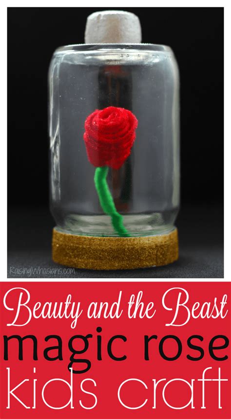 Beauty And The Beast Rose Craft + Teaser Trailer #BeOurGuest