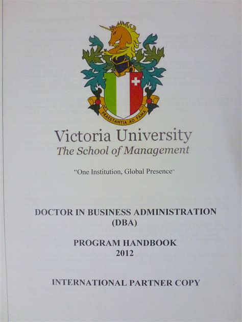 QualityEdu: Doctor of Business Administration (DBA) - Victoria ...