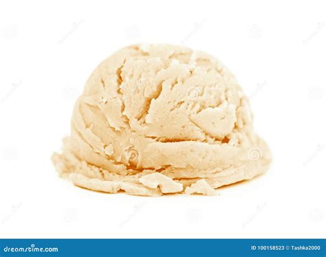 Scoop of coffee ice cream stock image. Image of dairy - 100158523