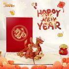 3D Dragon Popup New Year Card DIY Blank Greeting Cards New Year ...