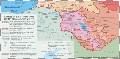 Territorial adjustments of the Armenian SSR from 1925 to 1936 : r/armenia