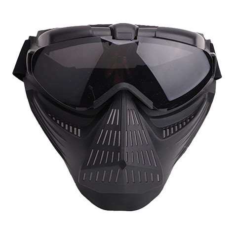 Tactical Airsoft Full Face Mask Paintball Shooting - Dimmed | Shop ...