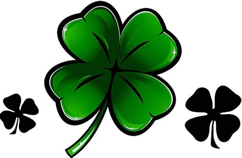 Find Four Leaf Clover For Luck Treofil Trefoils Green Vector, Treofil ...