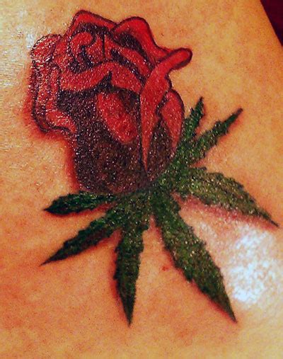 Rose Pot Leaf Tattoo by discipleneil777 on DeviantArt