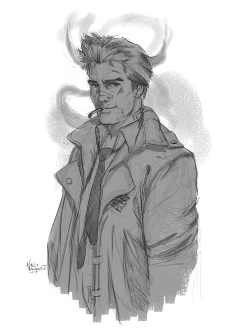 ArtStation - John Constantine sketch