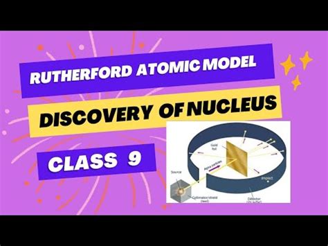 Rutherford atomic model # Rutherford experiment # Discovery of nucleus # class 9 - YouTube