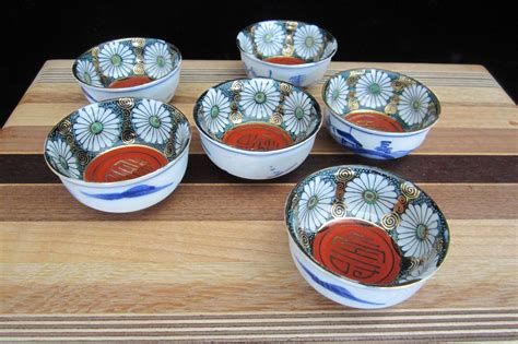 RESERVED 6-pc Japanese Kutani Sake Cup Set Hand Painted Floral - Etsy | Cupping set, Floral ...