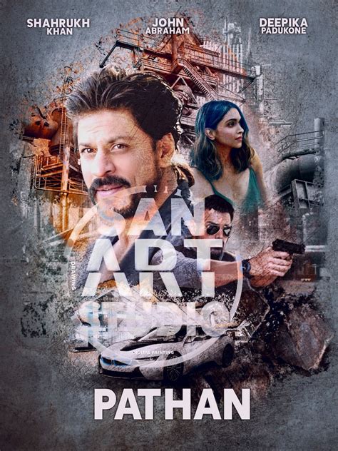 Pathan Movie Poster Srk - Etsy UK