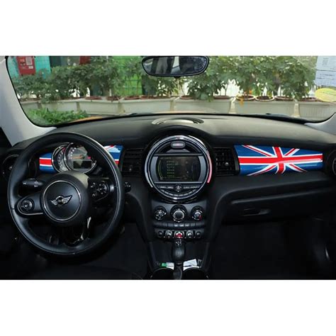 2 pcs Union Jack Instrument Panel Decor Cover For Mini Cooper F55 F56 ...