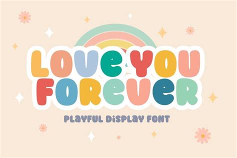 Love You Forever Font | Free commercial fonts, Free fonts for silhouette, Lettering fonts