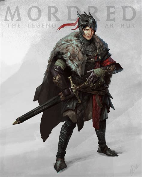 Brenda van Vugt art - The Legend of King Arthur - character designs