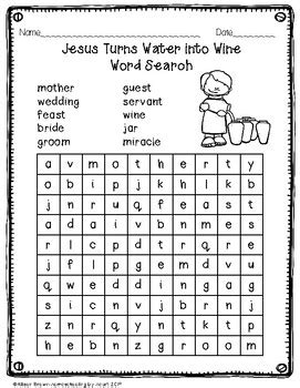 Weekly Bible Lessons: Jesus Turns Water to Wine by Homeschooling by Heart