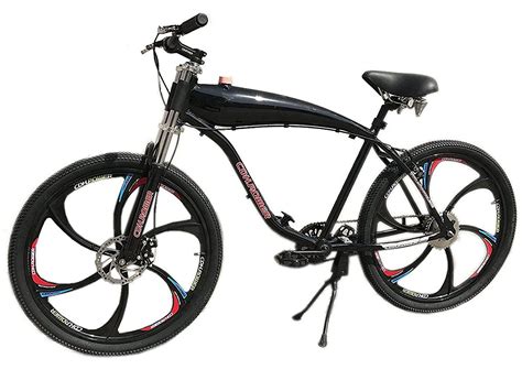 Cdhpower 26 Inch Gas Motorized Bicycle/Gas Bike/Beach Cruiser Bicycle W/2.4L Gas Tank Frame ...